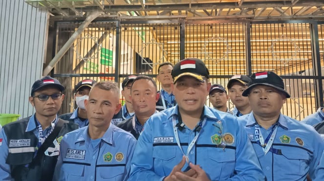 Kabid Linjam PPIH Arab Saudi 2025 Harun di Lokasi Jamarat, Mina, Makkah
