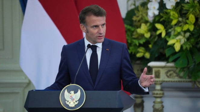 Presiden Prabowo Bertemu Dengan Presiden Perancis Emmanuel Macron