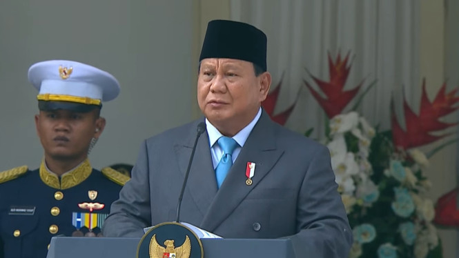 Presiden Prabowo Pimpin Upacara Peringatan Hari Lahir Pancasila 