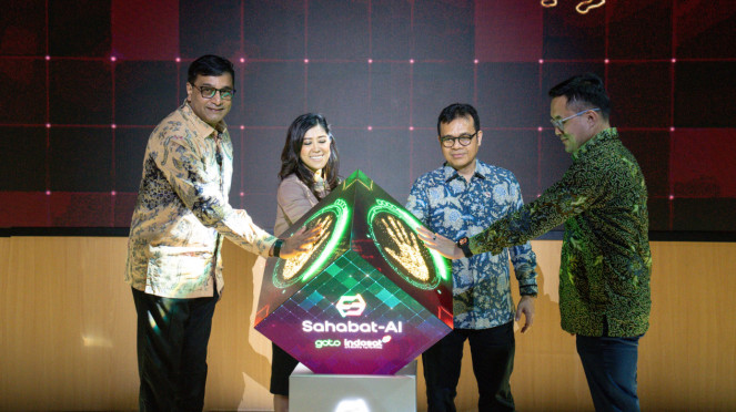 Peluncuran Sahabat-AI hasil kolaborasi Indosat dan GoTo
