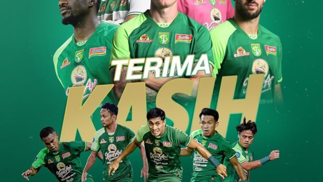 Poster 10 Pemain Persebaya yang Dilepas (Sumber: Instagram Persebaya)