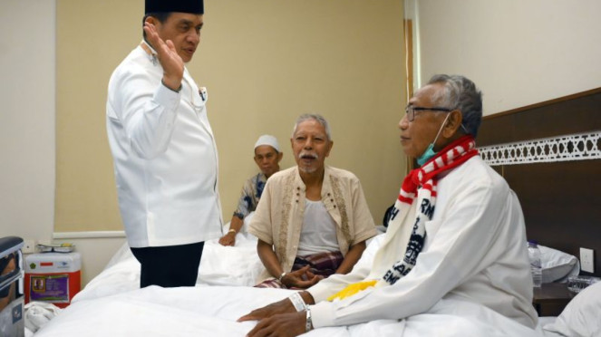 Wakil Menteri Agama, Romo Muhammad Syafii Bersama Jemaah Haji