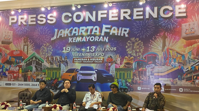 Press Conference Jakarta Fair 2025 (Doc: Natania Longdong)