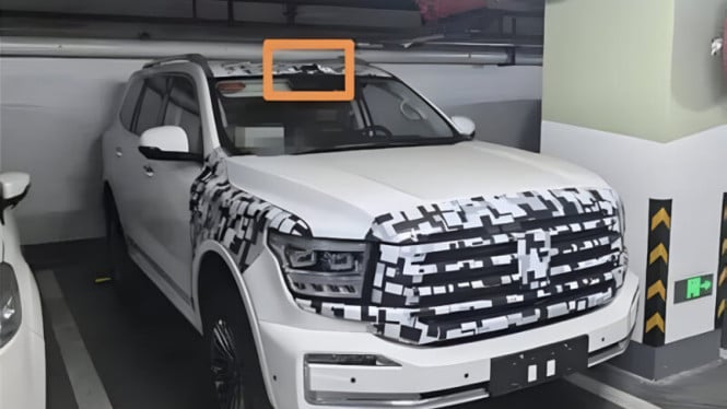 GWM Tank 500 baru kepergok kamera