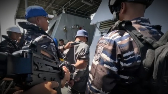 VIVA Militer: KRI Panah TNI AL gempur lautan Papua