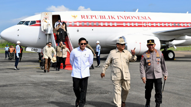 Presiden Prabowo Tiba di Bengkayang untuk Panen Raya Jagung