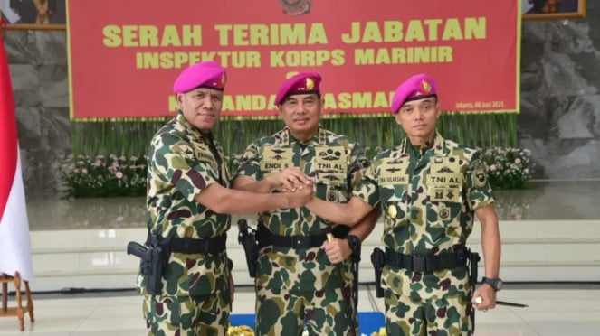 VIVA Militer: Serah terima jabatan Komandan Pasmar 1