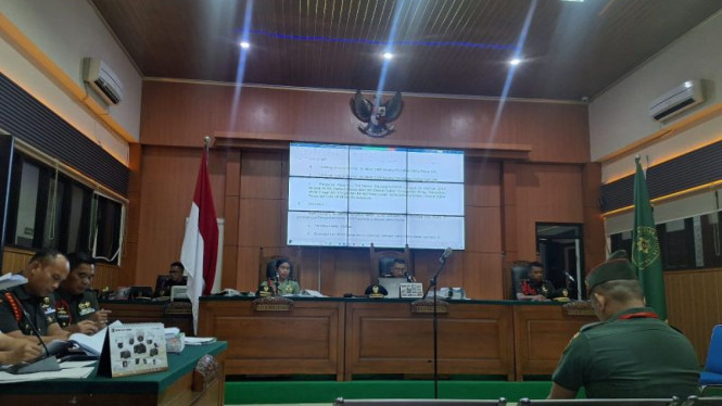 Sidang dakwaan terhadap dua oknum TNI penembak mati tiga polisi