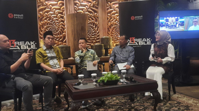 Diskusi Populi Center di Jakarta membahas Revisi UU Pemilu