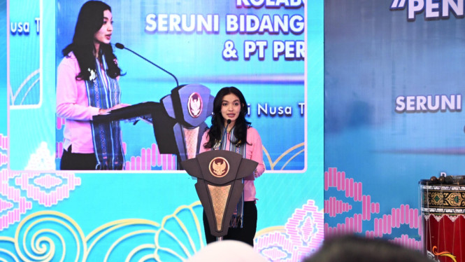 Ketua Dekranas dan Pembina Seruni KMP, Selvi Gibran Rakabuming