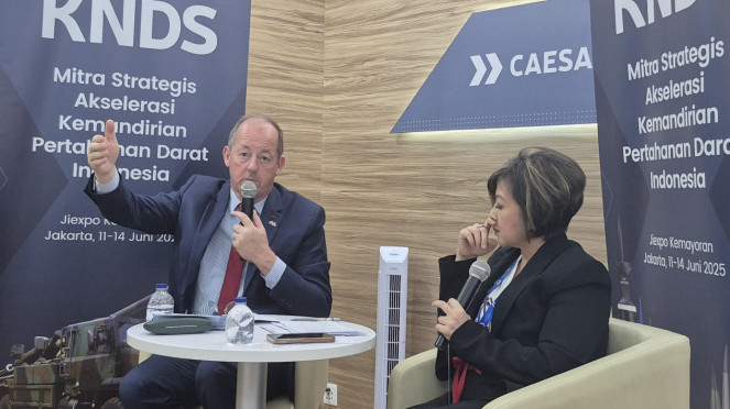 VIVA Militer: CEO KNDS Prancis Nicolas Chamussy di JIExpo Kemayoran