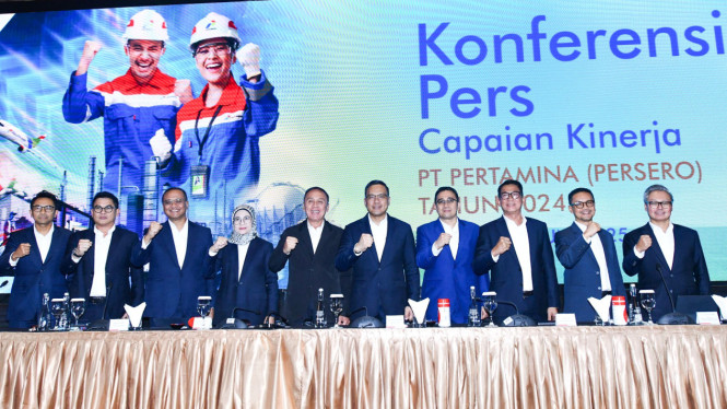 Konferensi Pers Laporan RUPS Tahun Buku 2024 Pertamina
