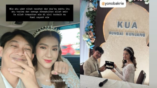 Yono Bakrie dan Vini Caroline, Al Ghazali dan Alyssa Daguise., Laura Moane dapat hadiah cincin dari Maia Estianty, Akad Nikah Al Ghazali, Yono Bakrie dan Vini Caroline, Mulan Jameela dan Maia Estianty.