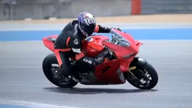Motor sport Ducati dengan transmisi otomatis