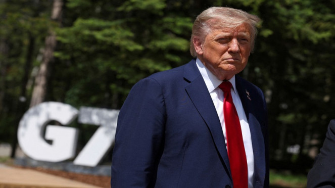 Presiden AS Donald Trump saat menghadiri KTT G7 Kanada, Presiden AS Donald Trump saat menghadiri KTT G7 Kanada, Fasilitas nuklir Iran (ilustrasi), Menteri Luar Negeri Iran, Seyed Abbas Araghchi, Ketua DPR AS, Mike Johnson, Presiden AS Donald Trump usai menandatangani perintah eksekutif, Rabu, 9/4