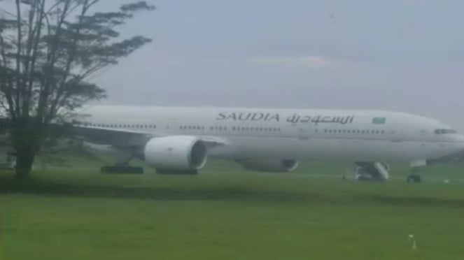 Maskapai Saudi Airlines mendarat darurat di Bandara Kualanamu, Deliserdang