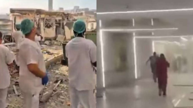Serangan Iran ke Israel sebabkan bangunan rumah sakit rusak parah., 2.Sebut AS dan Israel Bak'Tumor-Kanker', Hizbullah: Kami Berdiri Bersama Iran, Pemimpin baru Hizbullah Naim Qassem, 3.14 Pesawat Kargo dari Jerman dan AS Tiba di Israel, Bawa Perlengkapan Perang, Ilustrasi perang Iran vs Israel, 4.Ada 386 WNI di Iran, Hanya 115 Orang Bersedia Dievakuasi, Kapuspen TNI Mayjen TNI Kristomei Sianturi di ILC, 5.Di Hadapan Prabowo, Putin Pastikan Pasok Minyak dan Gas Alam ke Indonesia, Presiden Prabowo Subianto dan Presiden Rusia Vladimir Putin di St Petersburg
