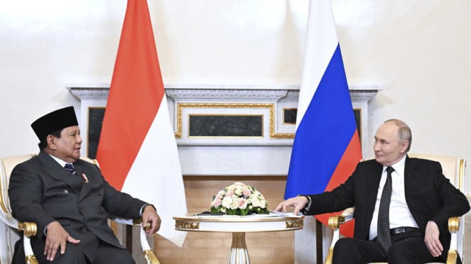 Presiden Prabowo Bertemu dengan Presiden Rusia Vladimir Putin