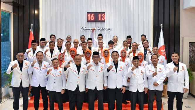 Susunan Dewan Pengurus Pusat (DPP) PKS periode 2025-2030 (sumber: Dok PKS)