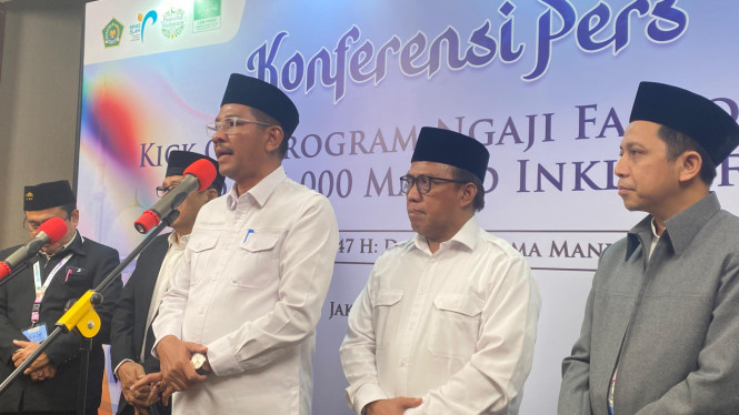 Konferensi Pers Kick Off Program Ngaji Fasholatan dan 1.000 Masjid Inklus