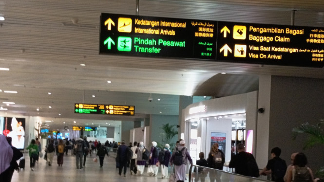 Petugas haji Indonesia tiba di Bandara Soekarno Hatta, Tangerang, Banten
