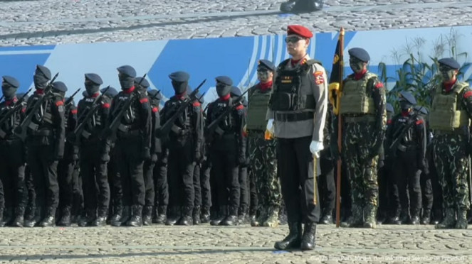 Komandan Upacara HUT Bhayangkara ke-79 Irjen Pol Dadang Hartanto 