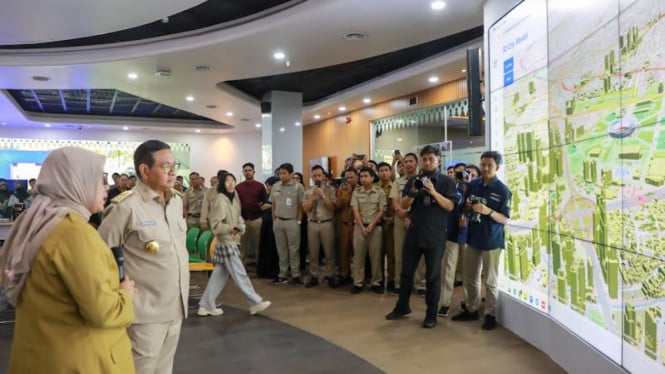 Pramono saat melakukan peninjauan (Dok. Berita Jakarta)