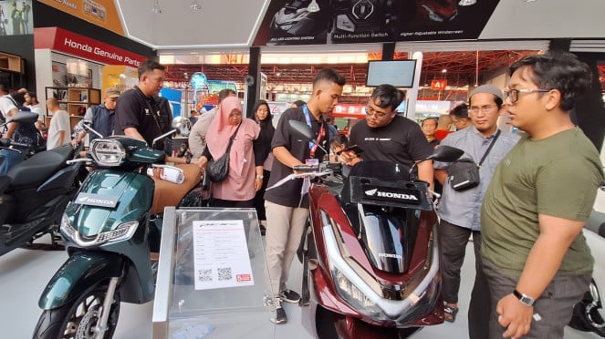 Booth Honda PCX160 di JFK 2025