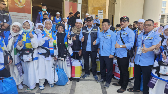 Ketua PPIH dan KJT 28 Jemaah terakhir yang bergerak dari Makkah ke Madinah