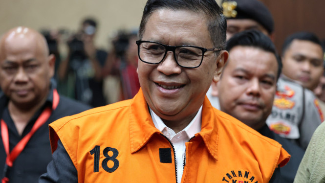 Sekjen Hasto Kristiyanto saat sidang tuntutan di Pengadilan Tipikor Jakarta Pusat. (Ist)