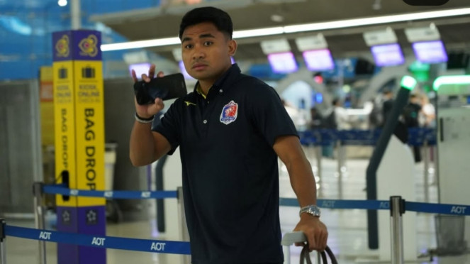 Pemain Port FC Asnawi Mangkualam