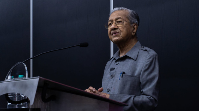 Mantan Perdana Menteri Malaysia Dr Mahathir Mohamad