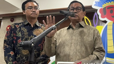 Gubernur DKI Jakarta Pramono Anung Wibowo. Dok: Antara/Lifia Mawaddah Putri.