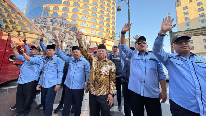 PPIH Arab Saudi 2025 melepas kepulangan jemaah haji Indonesia di Madinah