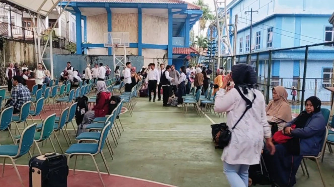 Suasana Hari Pertama di Sekolah Rakyat Poltekesos, Bandung, Jawa Barat