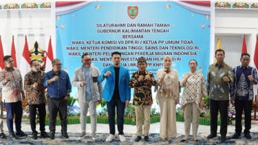 Silaturahmi Gubernur Kalteng bersama KNPI
