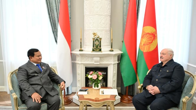 Presiden RI Prabowo Subianto dan Presiden Republik Belarus, Aleksandr Lukashenko