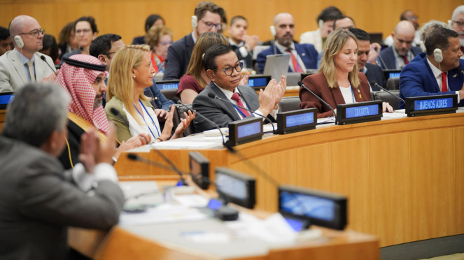 Gubernur DKI Jakarta Pramono Anung Wibowo Hadiri Forum Politik PBB di New York
