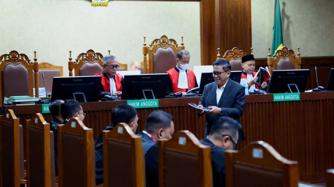Sekjen PDIP, Hasto Kristiyanto Jalani Sidang Duplik