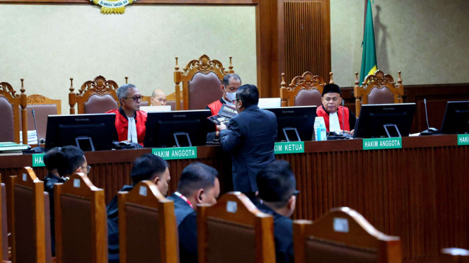 Sekjen PDIP, Hasto Kristiyanto Jalani Sidang Duplik