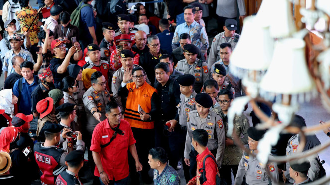 Sekjen PDIP, Hasto Kristiyanto Jalani Sidang Duplik
