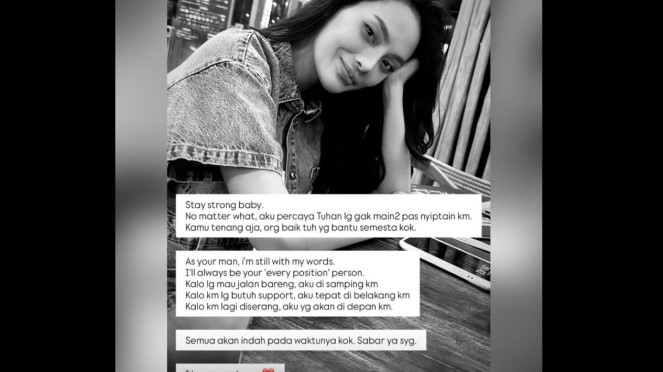 Unggahan Kekasih Erika Carlina 