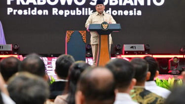 Presiden RI Prabowo Subianto di acara Kongres PSI 