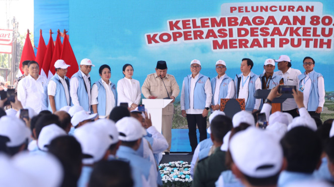 Peluncuran kelembagaan 80.000 Koperasi Desa/Kelurahan (Kopdeskel) Merah Putih