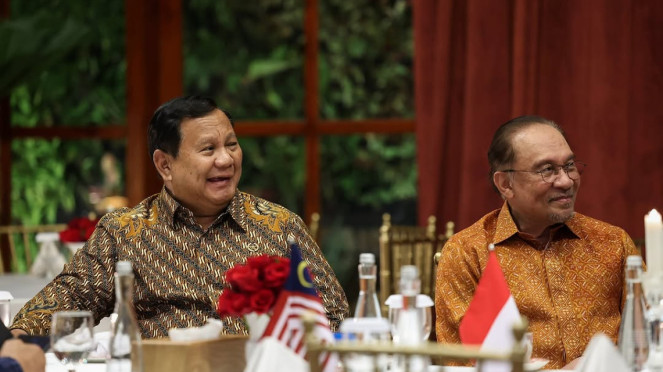 Presiden Prabowo dan PM Malaysia, Anwar Ibrahim
