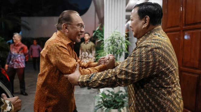 Presiden Prabowo dan PM Malaysia, Anwar Ibrahim