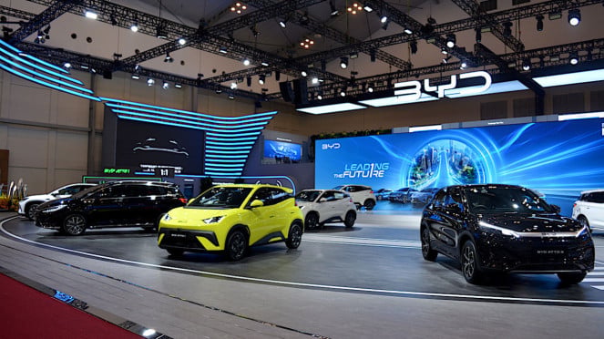 Booth BYD di GIIAS 2025