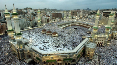 Komplek Masjidil Haram di Kota Mekkah, Arab Saudi