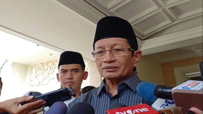 Menteri Agama Nasaruddin Umar melayat ke rumah duka Suryadharma Ali