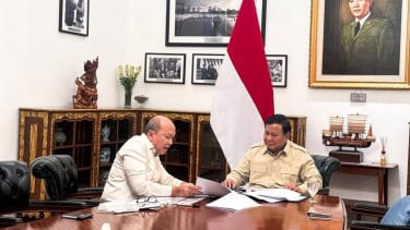 CEO Danantara, Rosan Roeslani dan Presiden Prabowo Subianto 